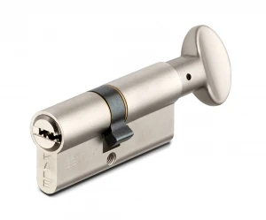 Цилиндровый механизм с вертушкой 164 SM/80 (35+10+35) mm никель 5 кл.