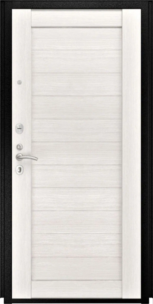 Входная дверь ДвериПРО Модель L-46 СБ-3 листв. бел. (21 беленый дуб) DPRO195714 внутренняя сторона